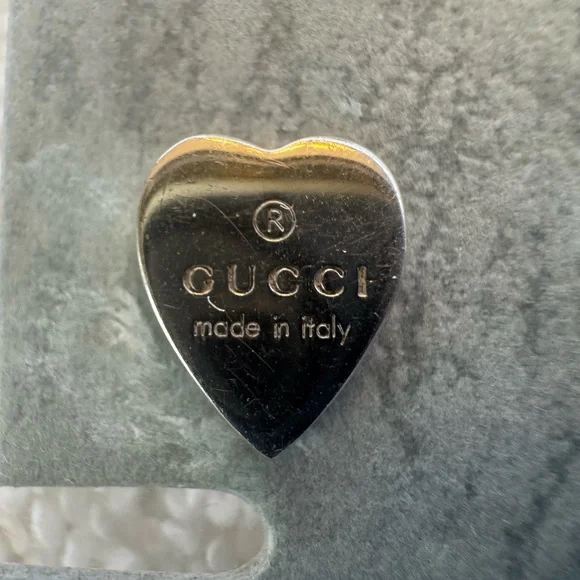 Gucci 925 Trademark heart-shaped earrings. - Picture 3 of 7